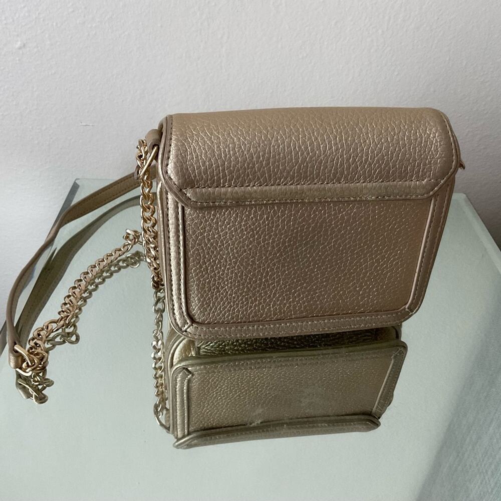 Tory Burch Chain Mini Shoulder Crossbody Bag Gold Hardware Leather - Picture 7 of 12